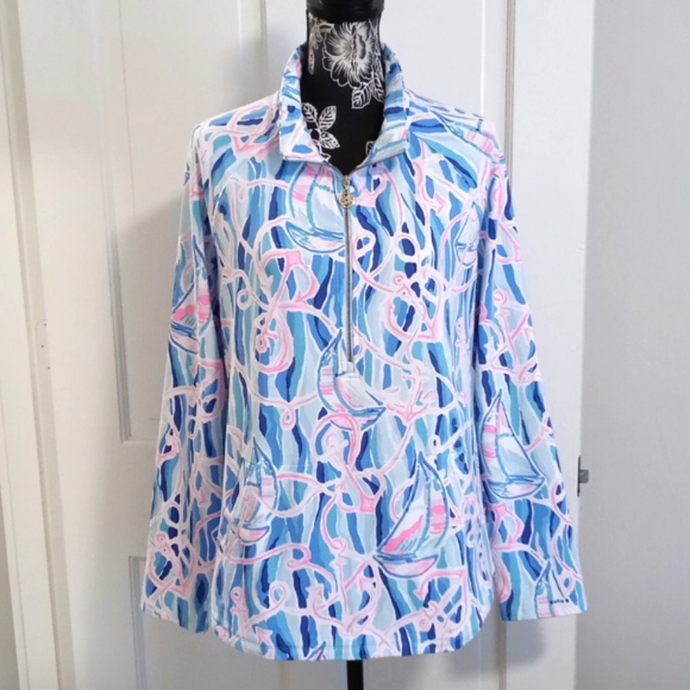 ⚓️VERY HTF Lilly Pulitzer⚓️ - UPF 50+ Skipper Popover